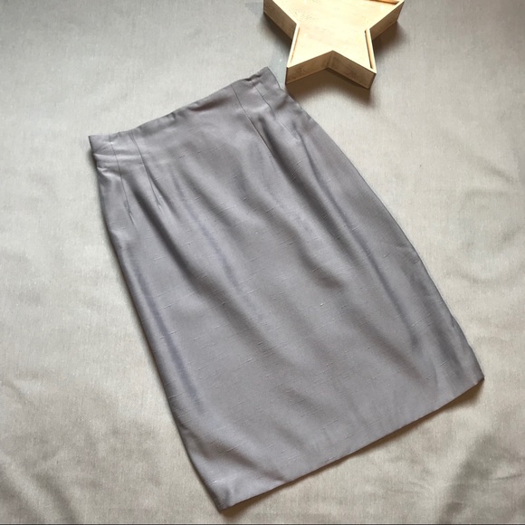 Emanuel Ungaro Dresses & Skirts - Emanuel UNGARO Grey Pencil Skirt Sz 2/36